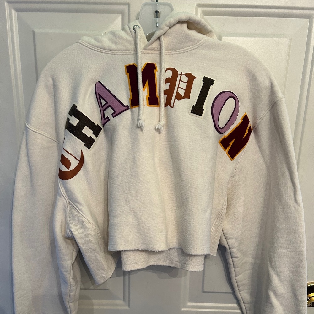 Champion Crop Hooded Sweatshirt